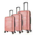 3PCS PP нестандартный бренд Hardshell дорожный чемодан
